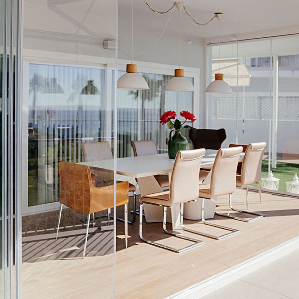 Puertas y automatismos GR - cortinas de cristal
