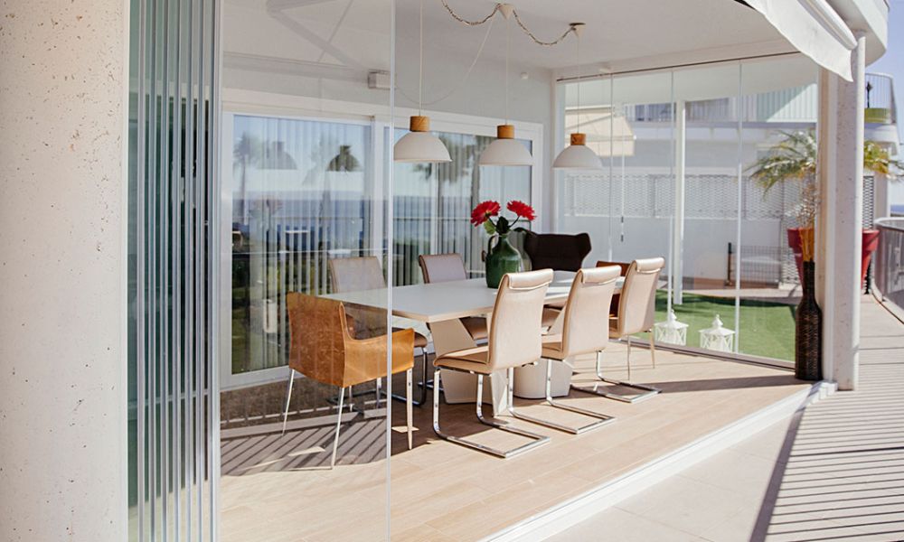 Puertas y automatismos GR - cortinas de cristal